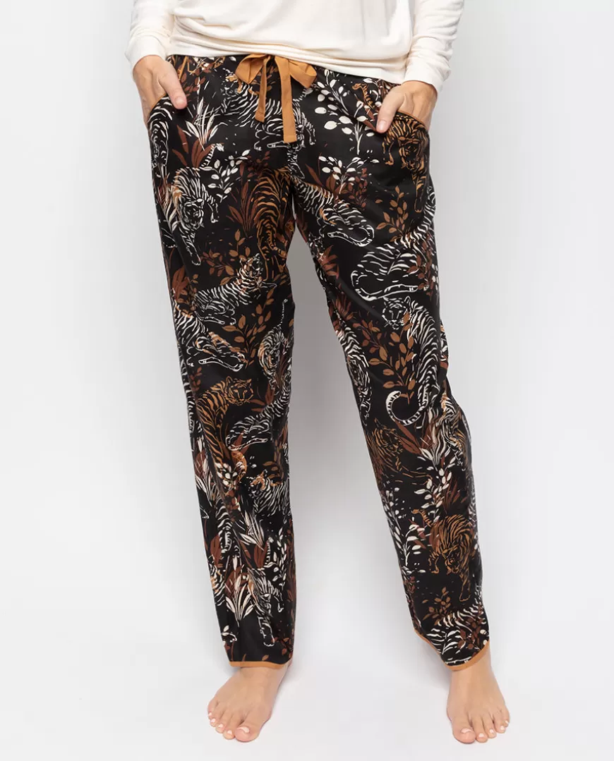 Alisha Tiger Print Pyjama Bottoms^Cyberjammies Outlet