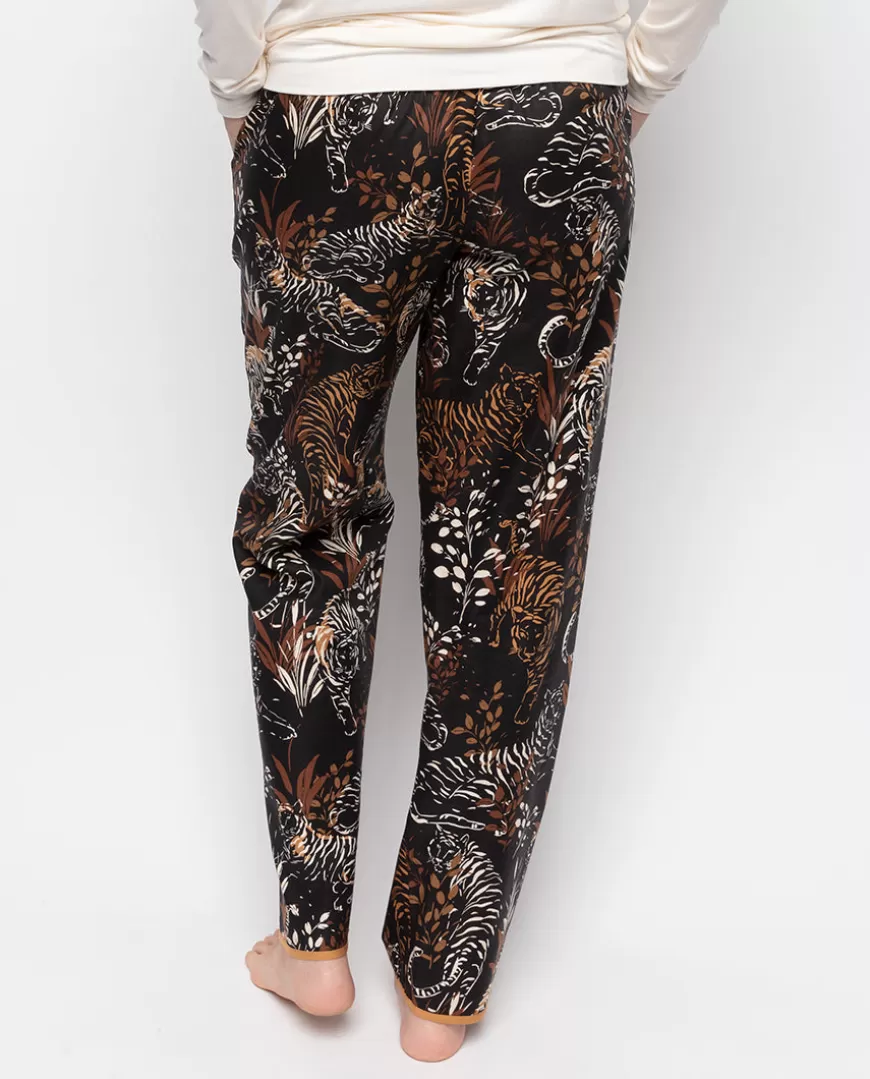 Alisha Tiger Print Pyjama Bottoms^Cyberjammies Outlet