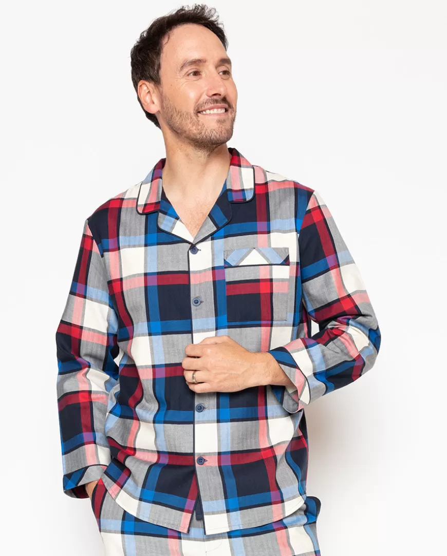 Archie Check Pyjama Top^Cyberjammies New