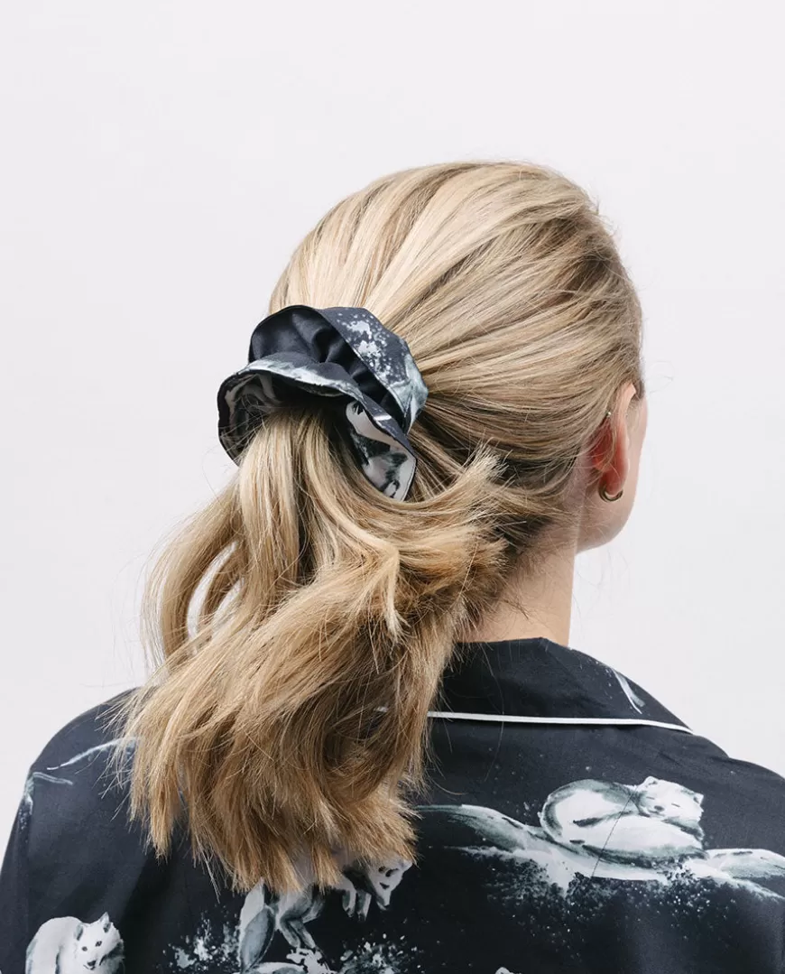 Atlas Arctic Fox Print Scrunchie^Cyberjammies Online