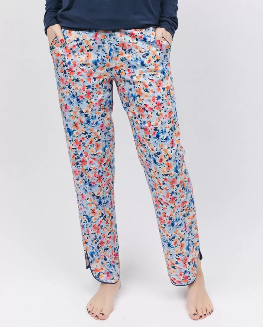 Bea Ditsy Floral Print Pyjama Bottoms^Cyberjammies Clearance