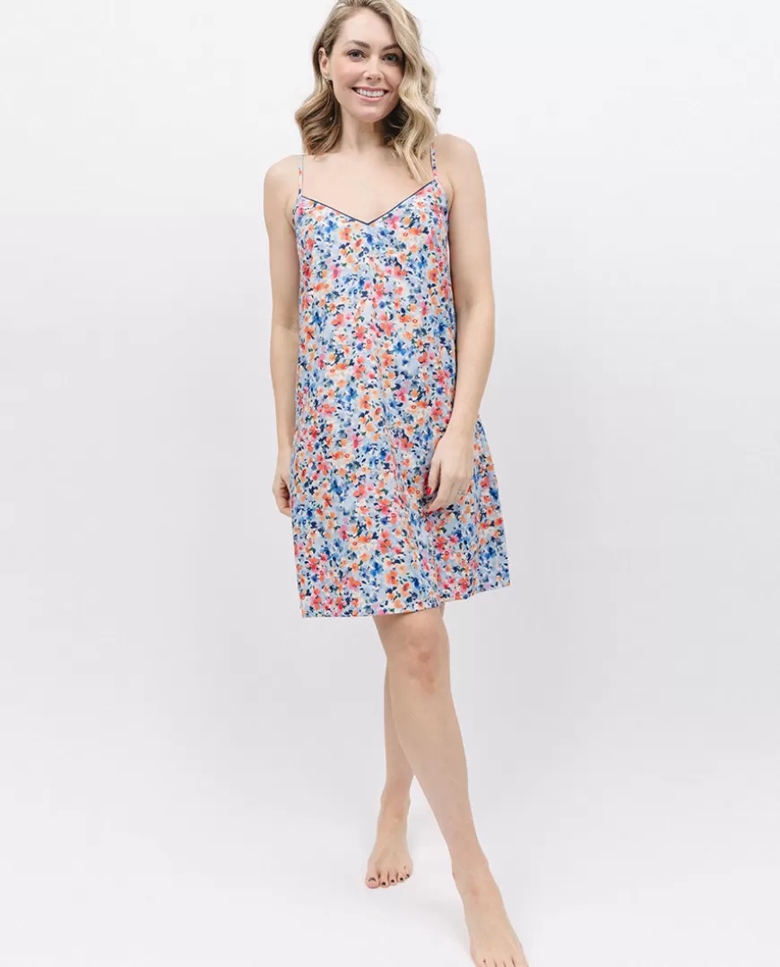 Bea Ditsy Floral Print Short Nightdress^Cyberjammies Sale