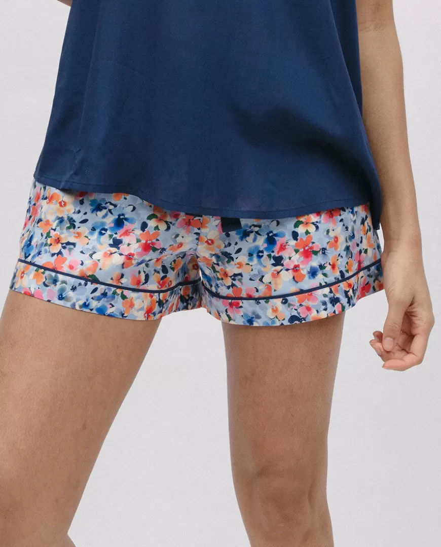 Bea Ditsy Floral Print Shorts^Cyberjammies Cheap