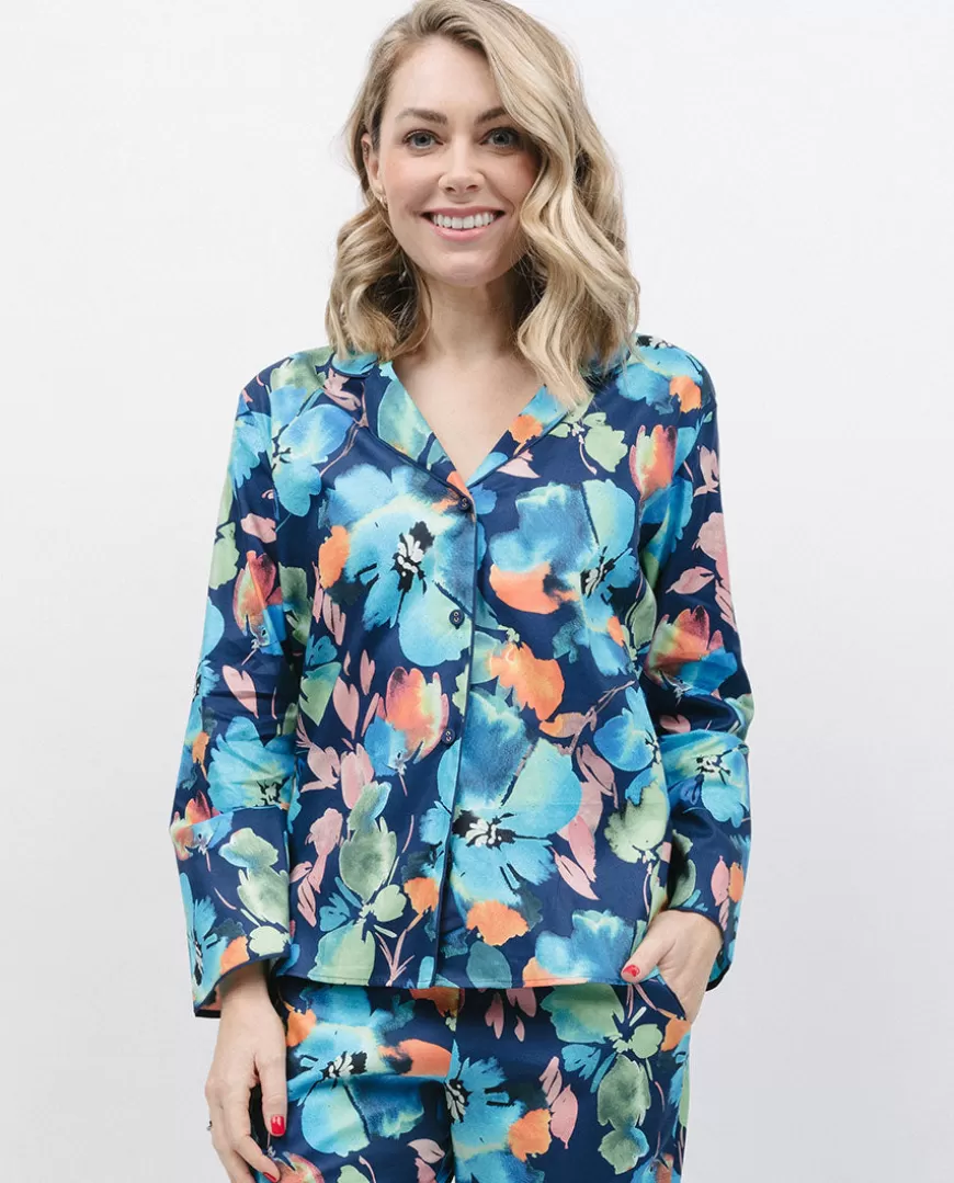 Bea Floral Print Pyjama Top^Cyberjammies Best Sale