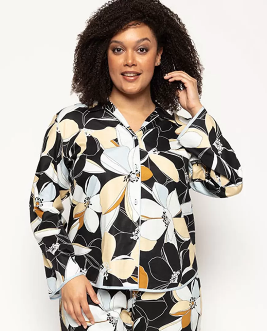 Beth Floral Print Pyjama Top^Cyberjammies New