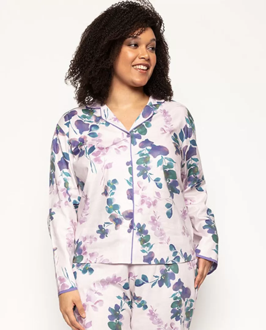 Camila Floral Print Pyjama Top^Cyberjammies Hot