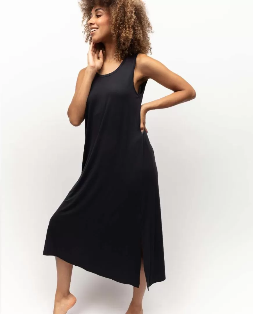 Charcoal Jersey Long Nightdress^Cyberjammies Clearance