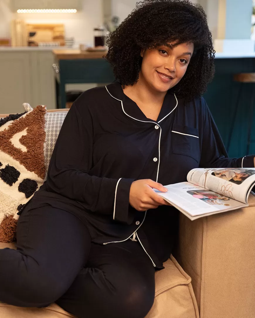 Charcoal Revere Jersey Pyjama Set^Cyberjammies Cheap