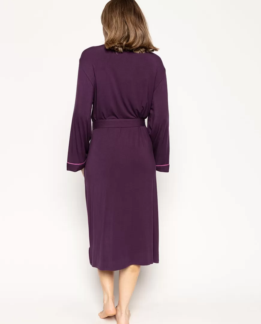 Clarissa Jersey Long Dressing Gown^Cyberjammies Cheap