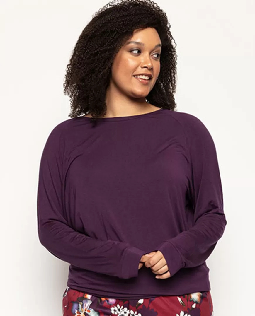 Clarissa Slouch Jersey Pyjama Top^Cyberjammies Discount