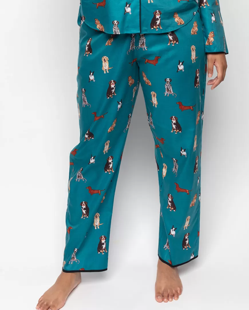 Coco Dog Print Pyjama Bottoms^Cyberjammies New