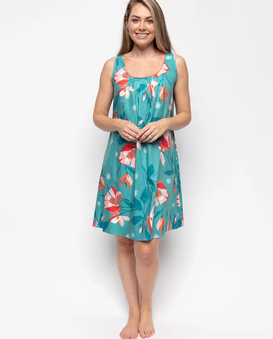 Coco Floral Print Short Nightdress^Cyberjammies Outlet