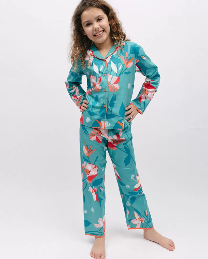 Coco Girls Floral Print Pyjama Set^Cyberjammies Outlet