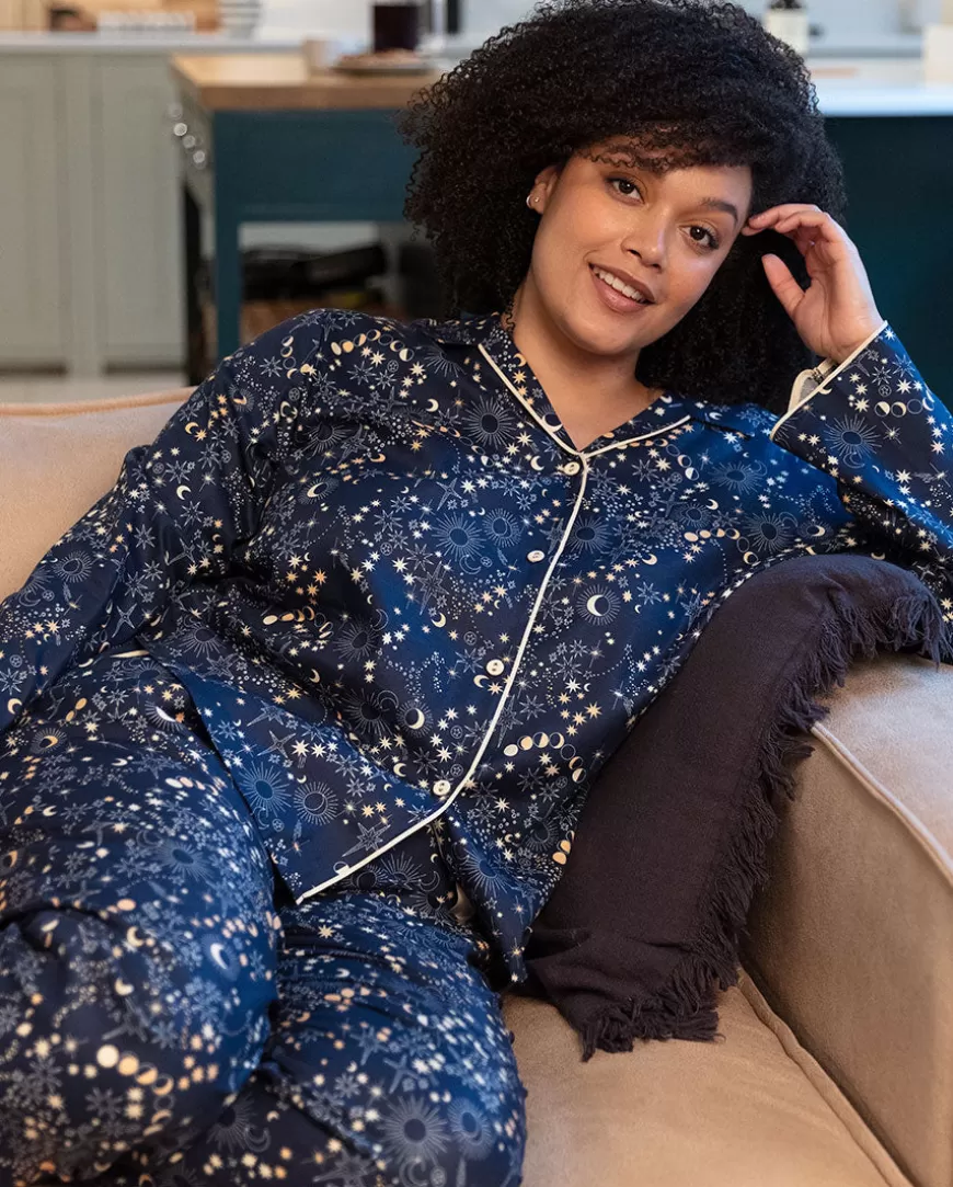 Cosmo Celestial Print Pyjama Top^Cyberjammies Store