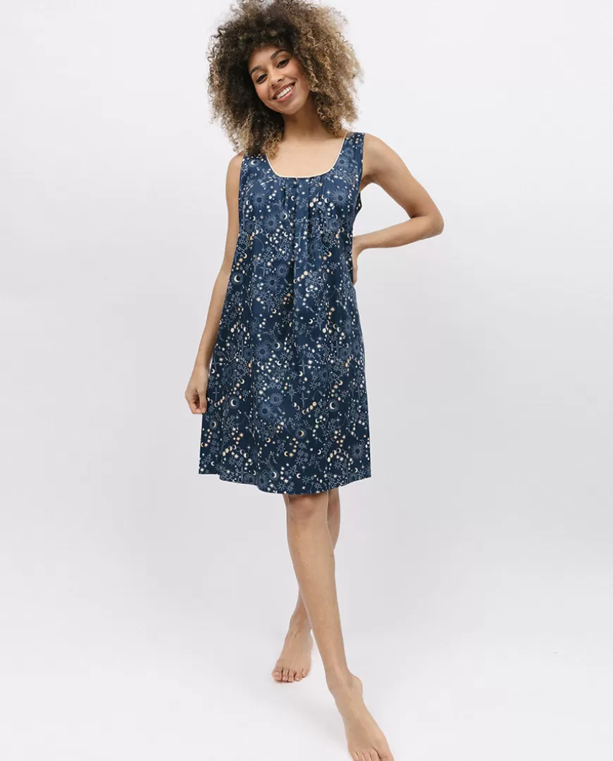 Cosmo Celestial Print Short Nightdress^Cyberjammies Flash Sale