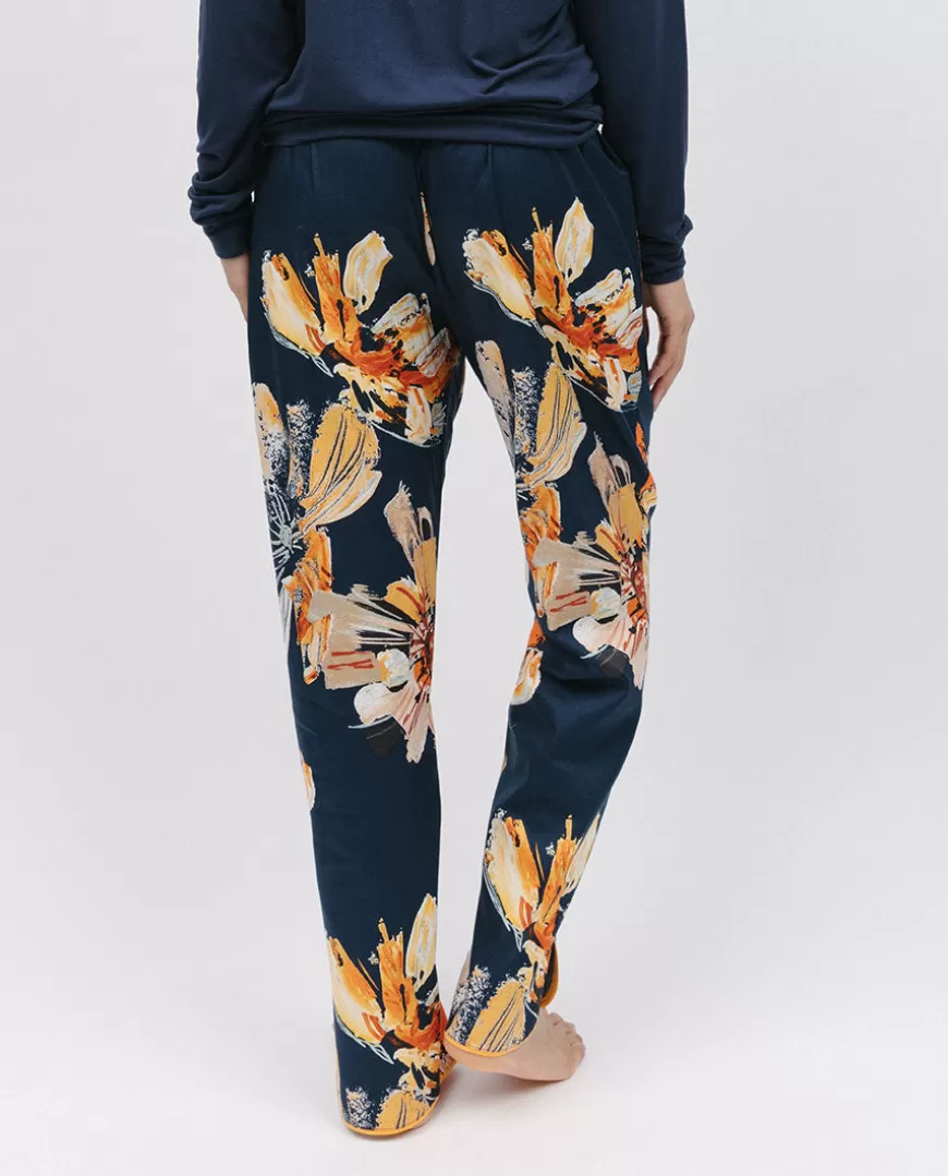 Cosmo Floral Print Pyjama Bottoms^Cyberjammies Fashion