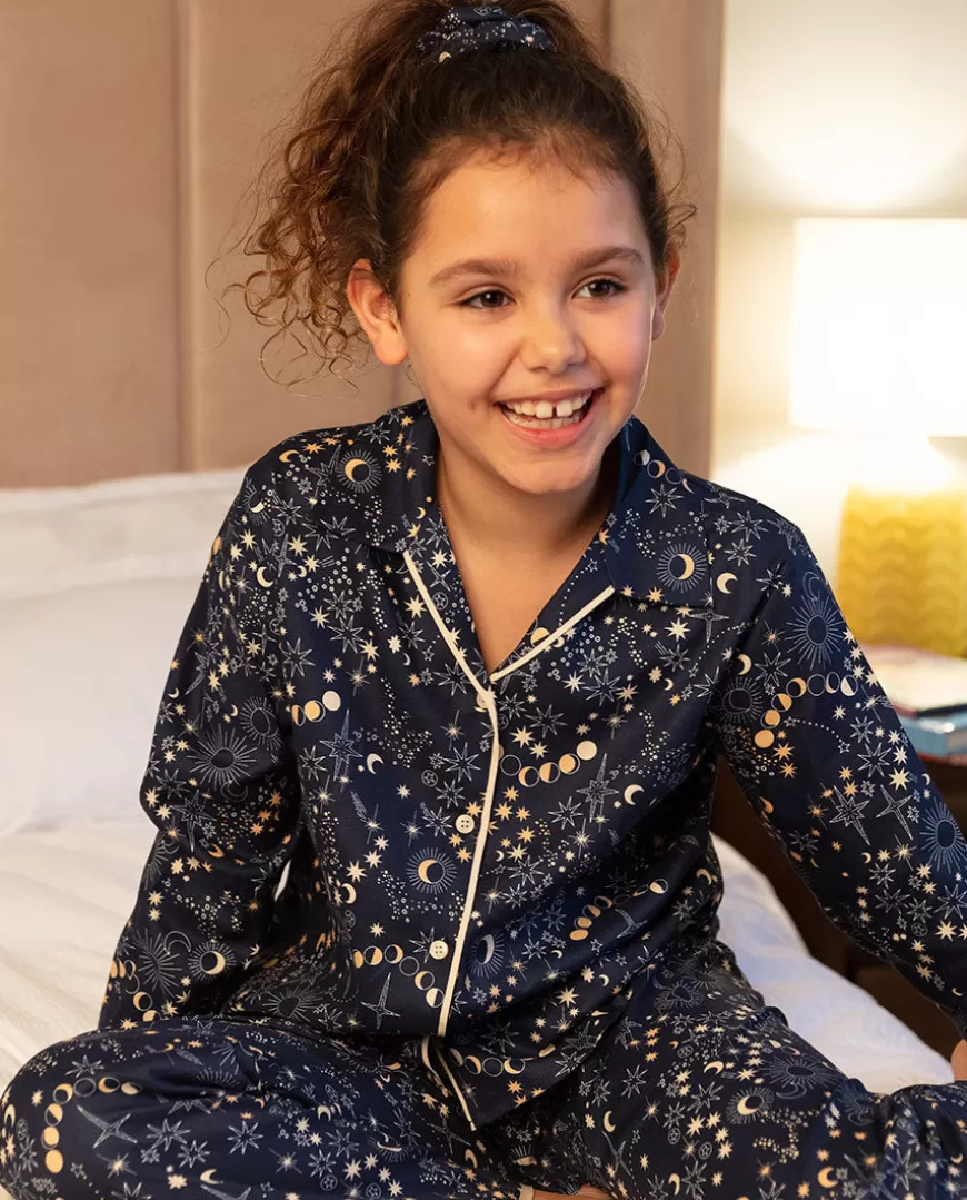 Cosmo Girls Celestial Print Pyjama Set^Cyberjammies Clearance