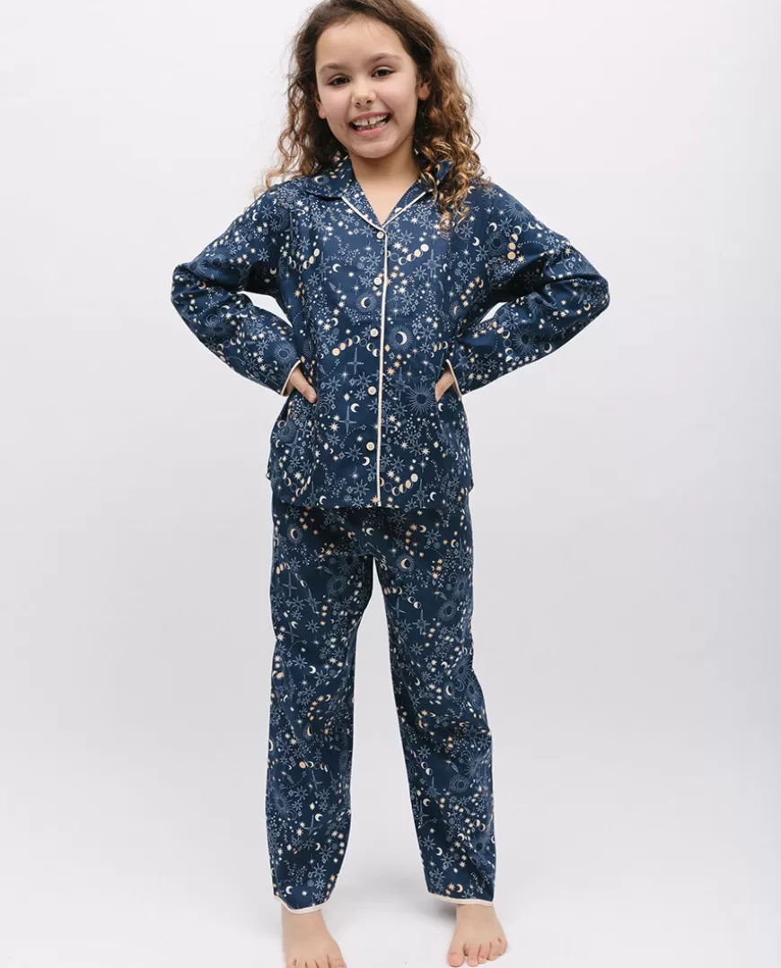 Cosmo Girls Celestial Print Pyjama Set^Cyberjammies Clearance