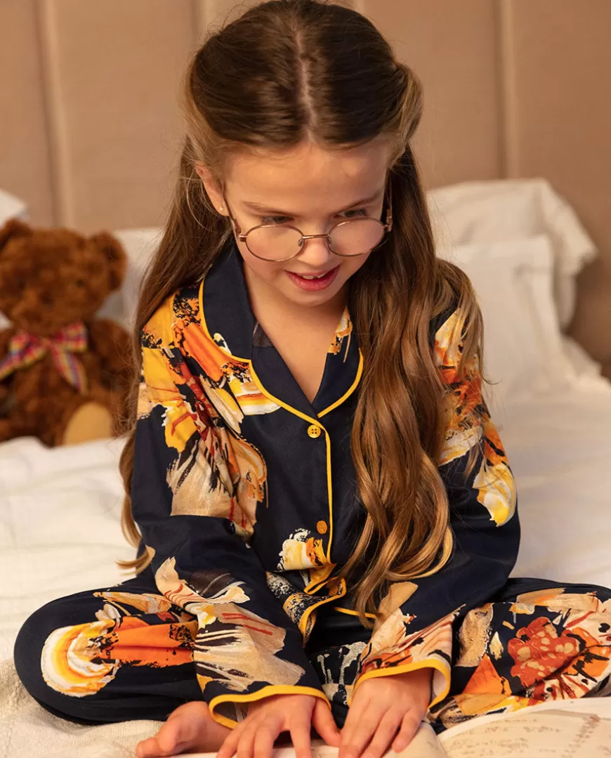 Cosmo Girls Floral Print Pyjama Set^Cyberjammies Clearance
