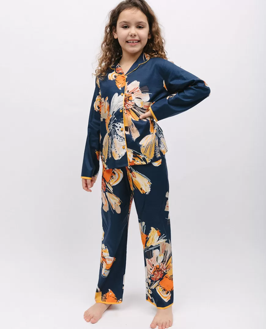 Cosmo Girls Floral Print Pyjama Set^Cyberjammies Clearance
