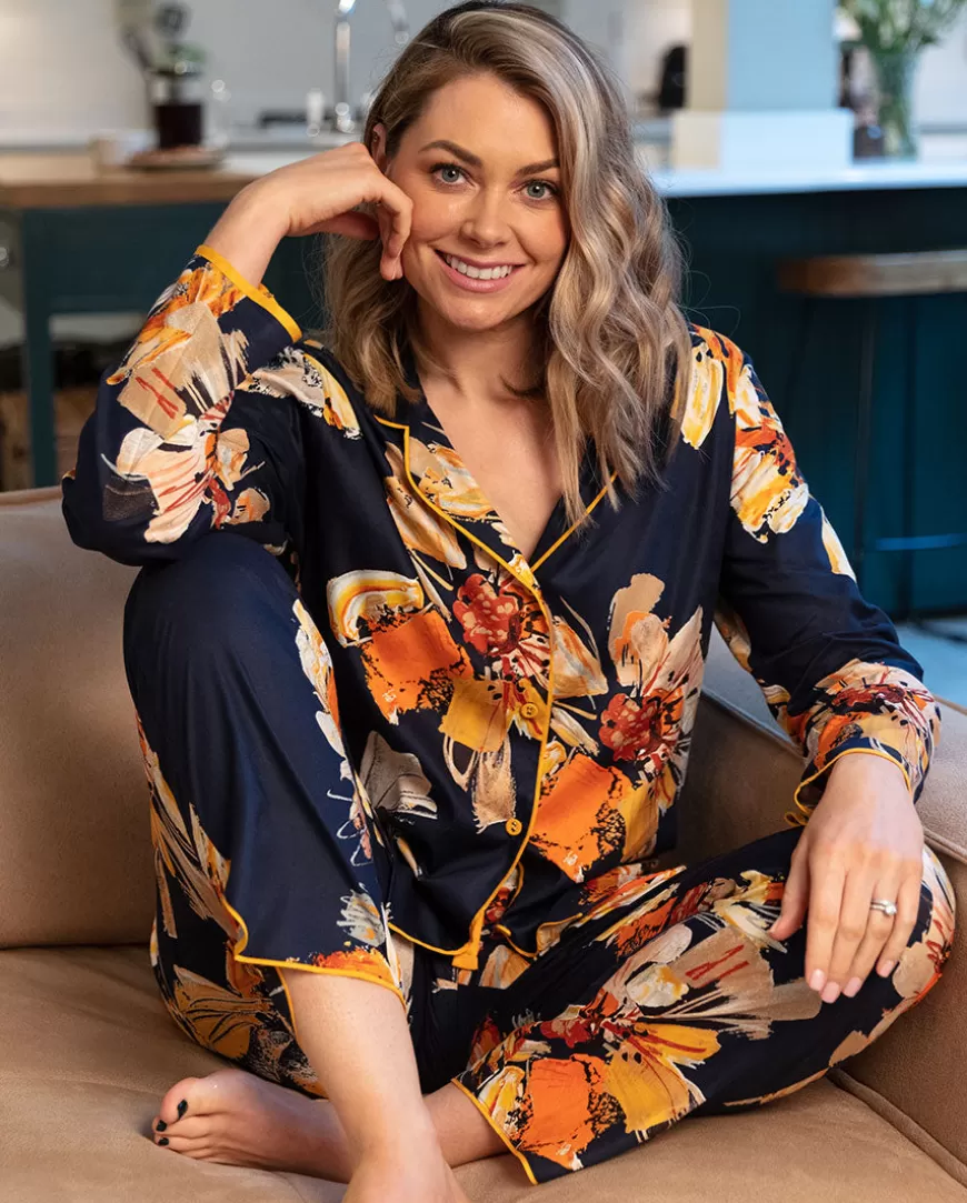 Cosmo Womens Floral Print Pyjama Set^Cyberjammies Sale