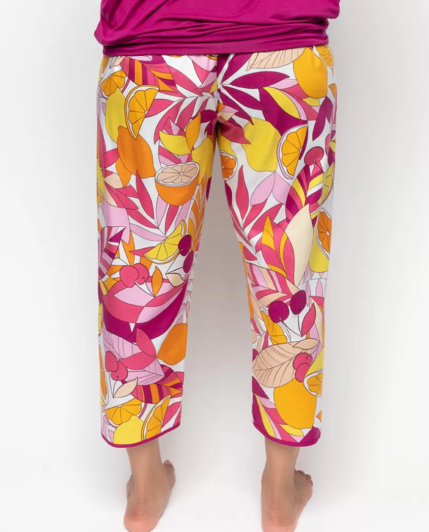 Emmi Fruit Print Cropped Pyjama Bottoms^Cyberjammies Best Sale