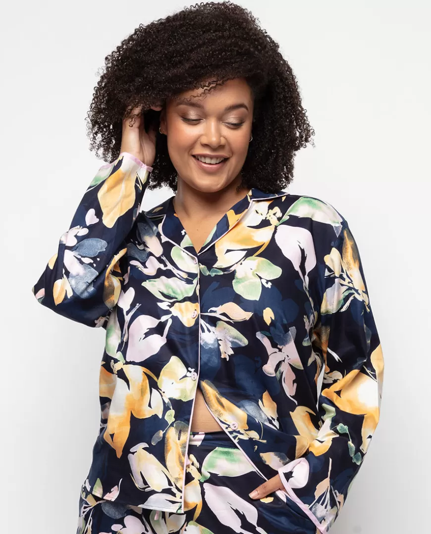 Estelle Floral Print Pyjama Top^Cyberjammies Sale
