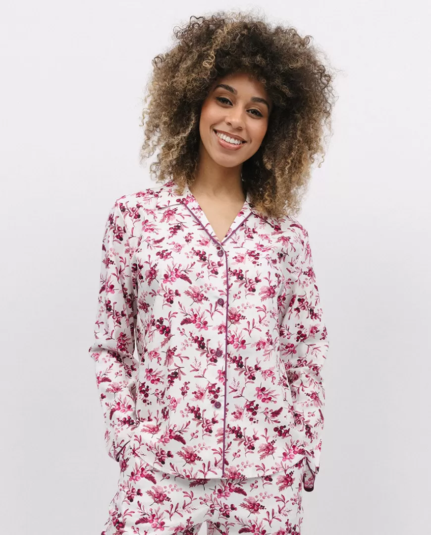 Eve Berry Print Pyjama Top^Cyberjammies Shop