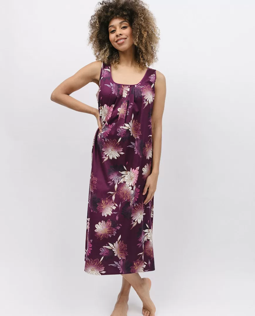 Eve Floral Print Long Nightdress^Cyberjammies Best Sale