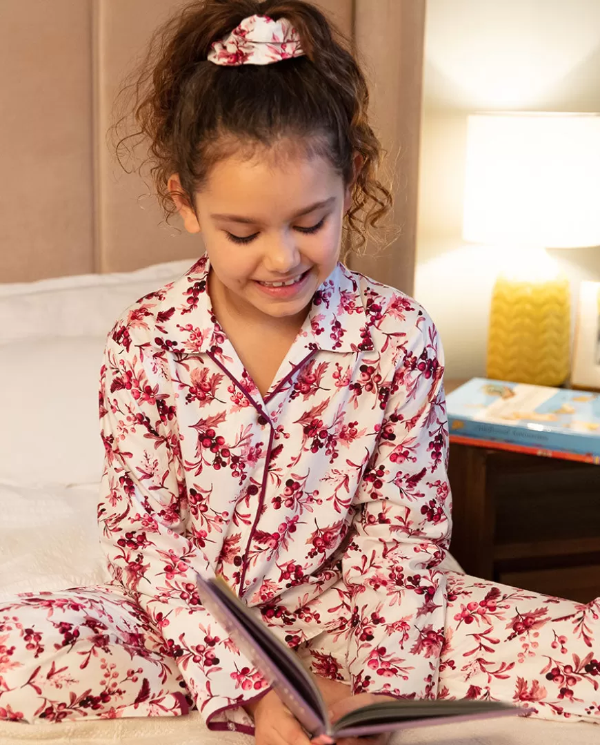 Eve Girls Berry Print Pyjama Set^Cyberjammies Fashion