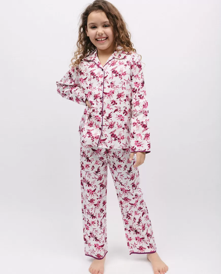 Eve Girls Berry Print Pyjama Set^Cyberjammies Fashion