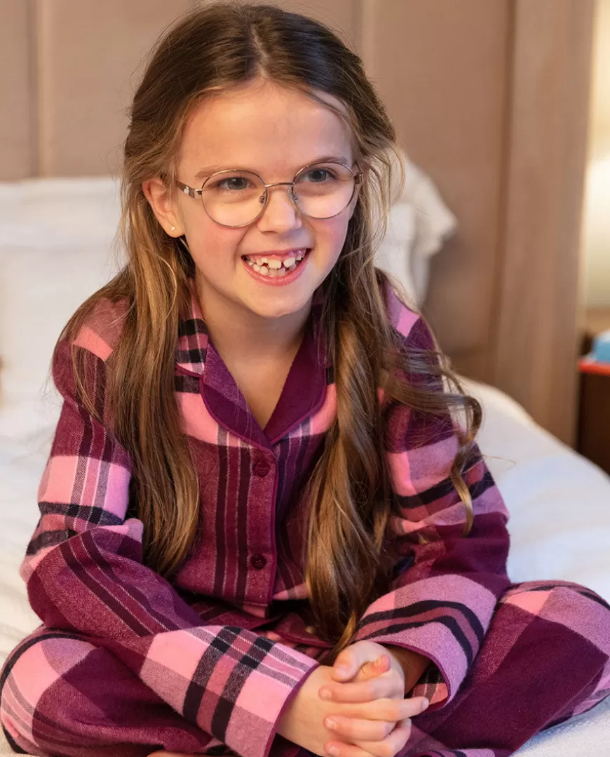 Eve Girls Super Cosy Check Pyjama Set^Cyberjammies Online