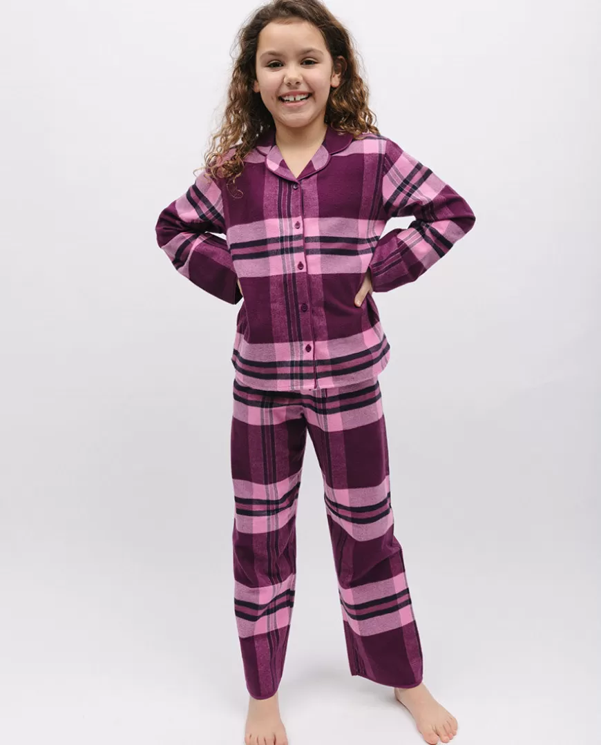 Eve Girls Super Cosy Check Pyjama Set^Cyberjammies Online