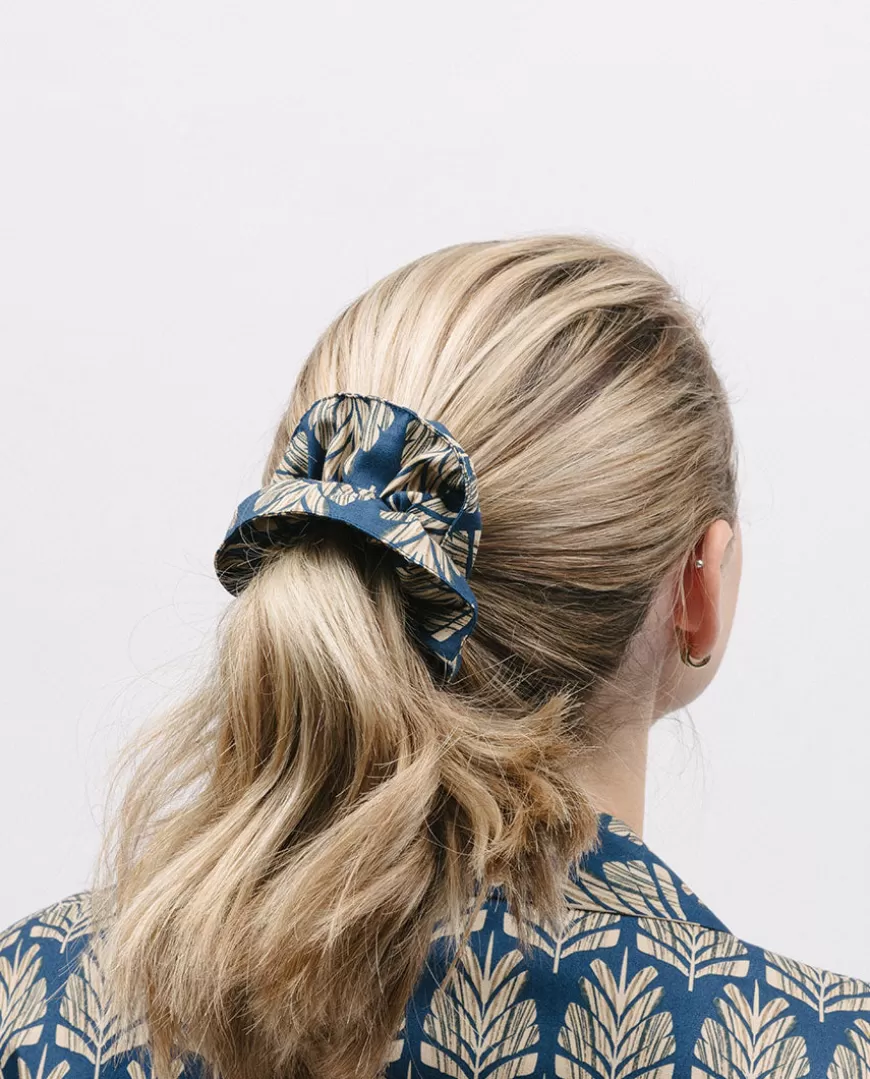 Fawn Pinecone Geo Print Scrunchie^Cyberjammies Outlet