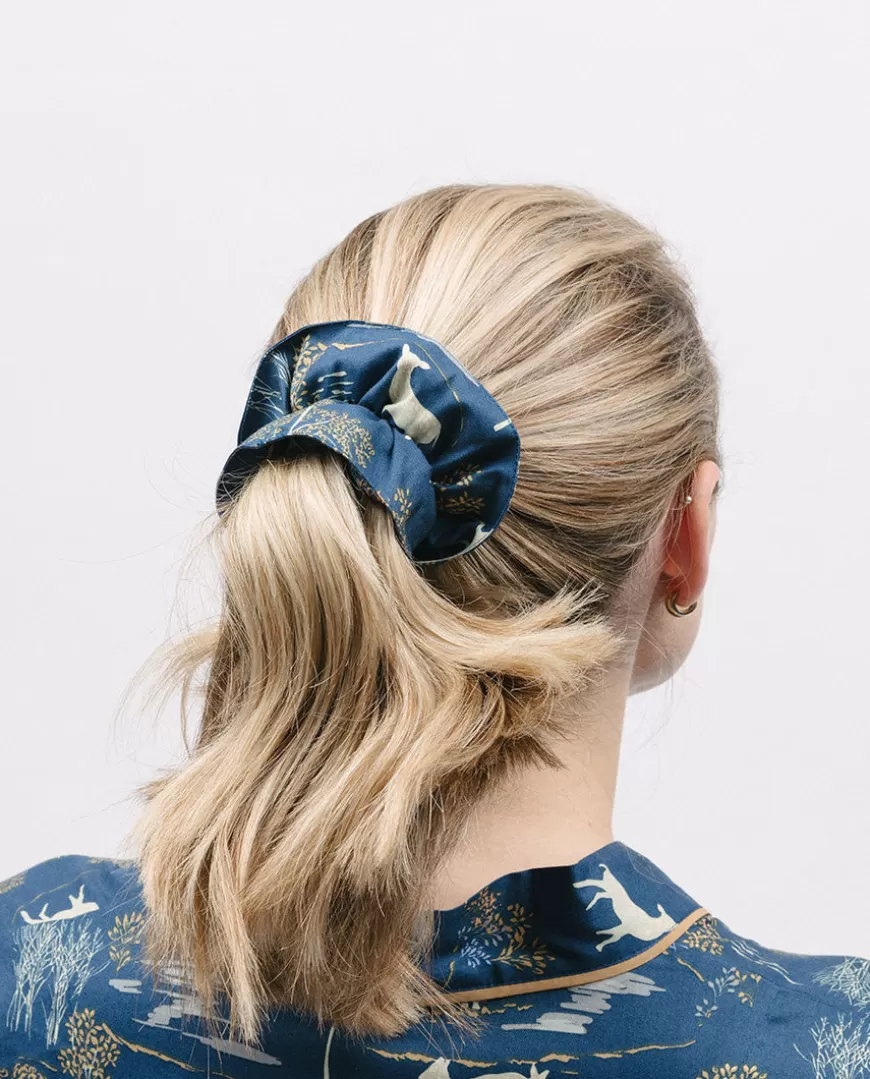 Fawn Woodland Print Scrunchie^Cyberjammies Shop
