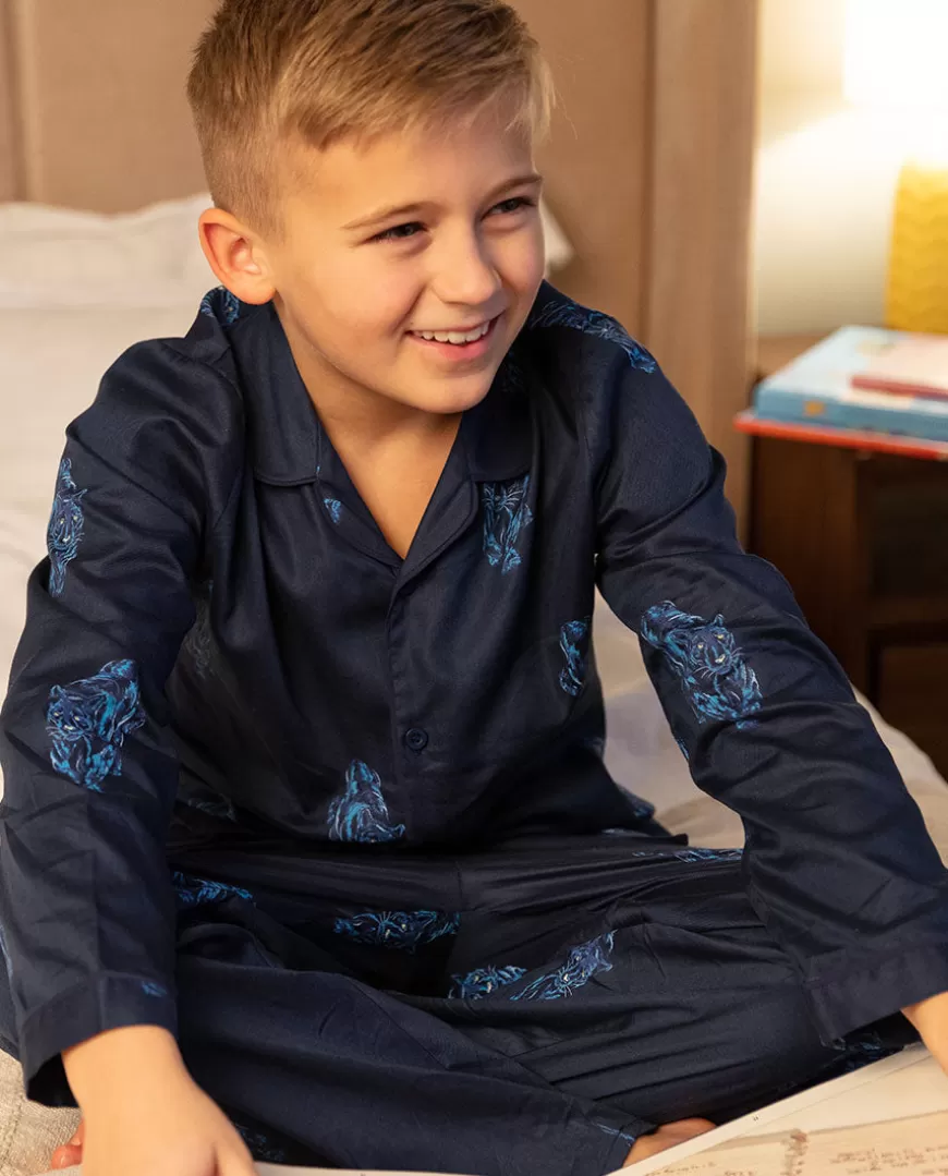 Felix Boys Panther Print Pyjama Set^Cyberjammies Fashion