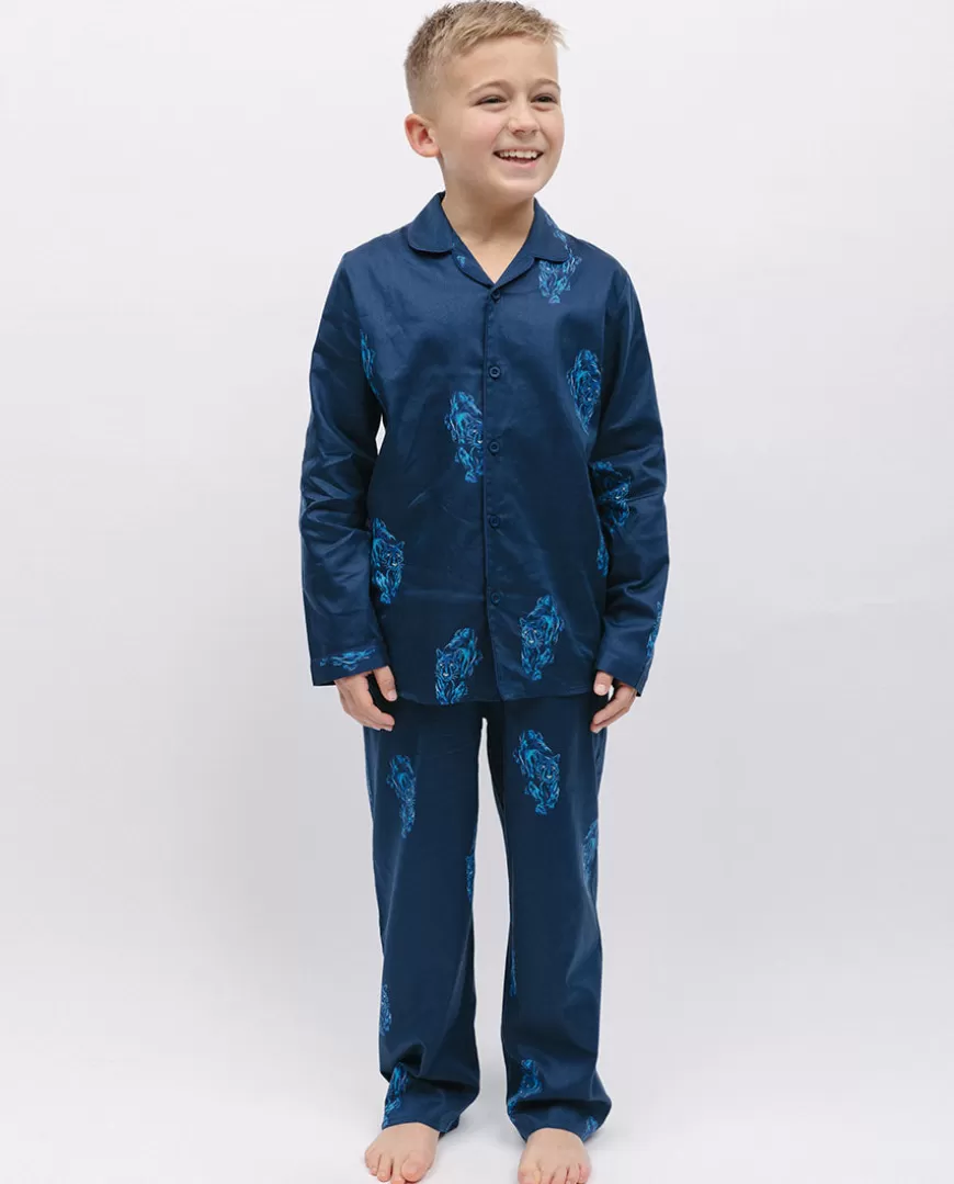 Felix Boys Panther Print Pyjama Set^Cyberjammies Fashion