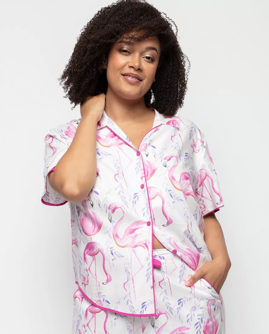 Fifi Flamingo Print Pyjama Top^Cyberjammies Sale
