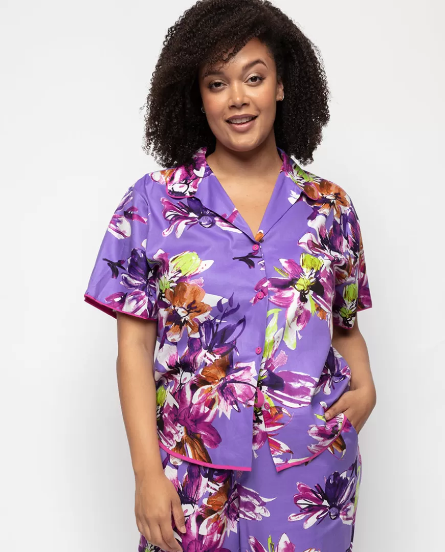 Fifi Floral Print Pyjama Top^Cyberjammies New