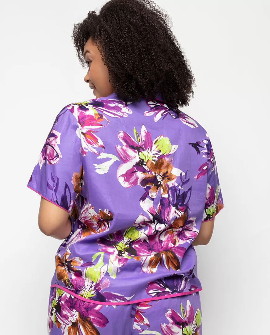 Fifi Floral Print Pyjama Top^Cyberjammies New