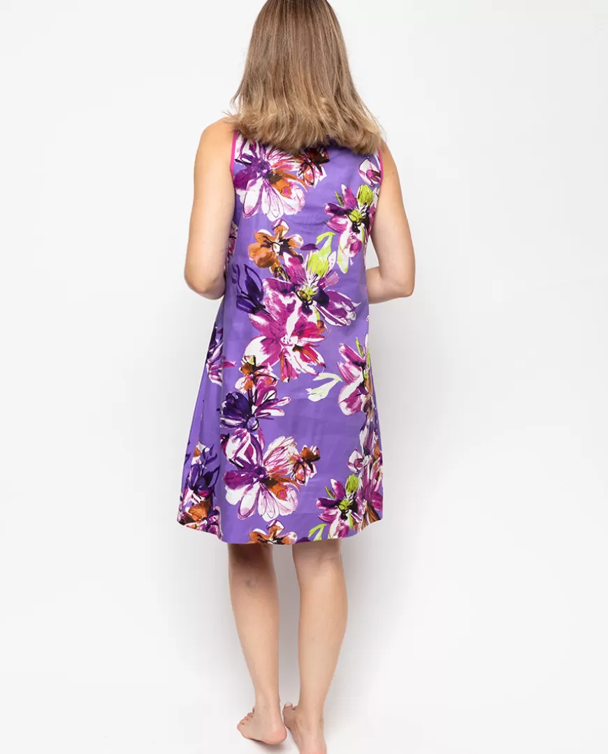 Fifi Floral Print Short Nightdress^Cyberjammies Discount