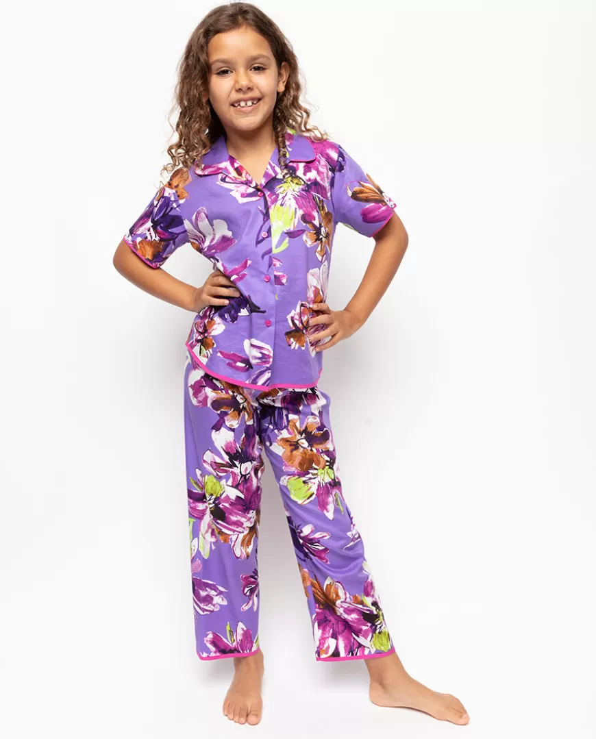 Fifi Girls Floral Print Pyjama Set^Cyberjammies Online