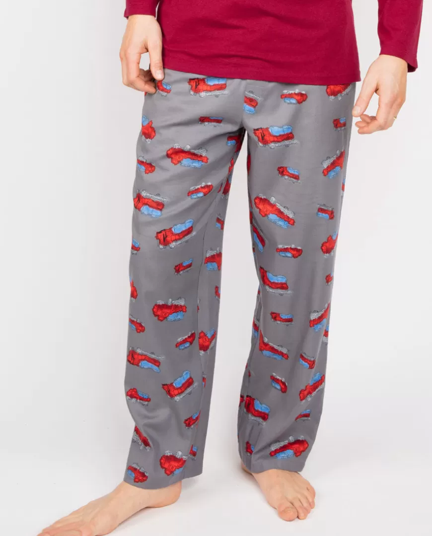 Frankie Fire Engine Print Pyjama Bottoms^Cyberjammies Online