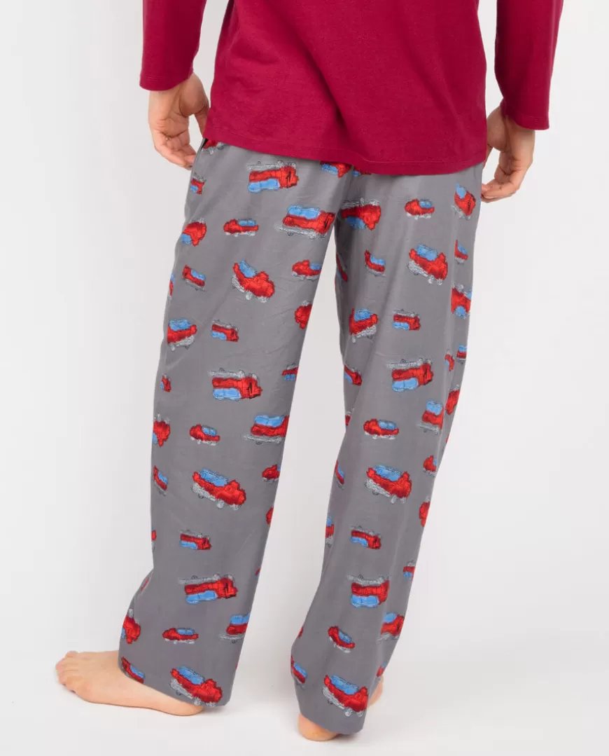 Frankie Fire Engine Print Pyjama Bottoms^Cyberjammies Online