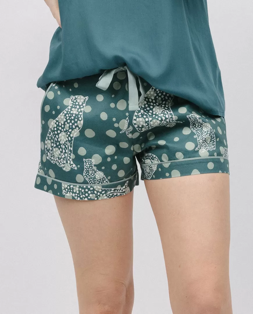 Hannah Leopard Print Shorts^Cyberjammies Best Sale