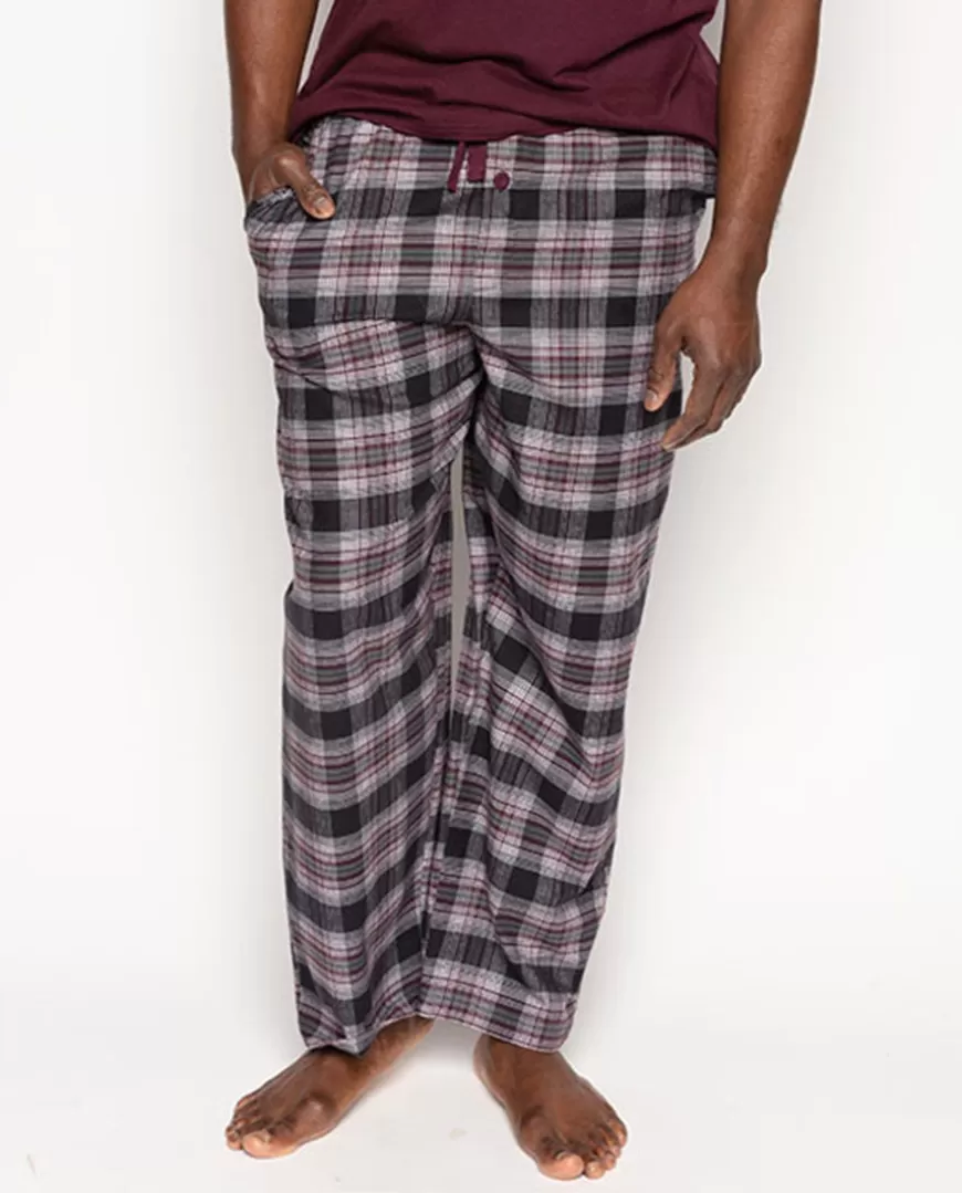 Harley Brushed Check Pyjama Bottoms^Cyberjammies Flash Sale