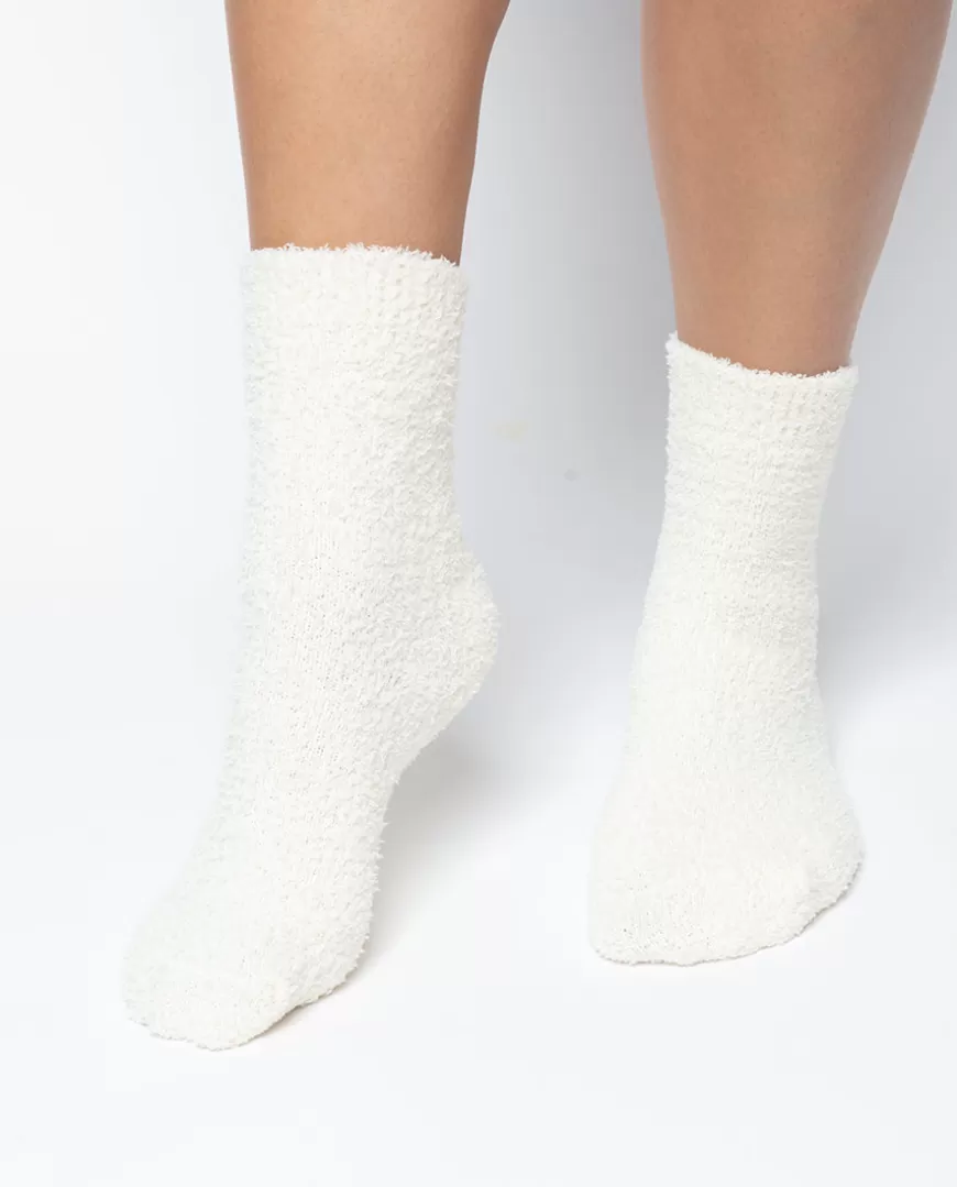 Ivory Fluffy Socks^Cyberjammies Shop
