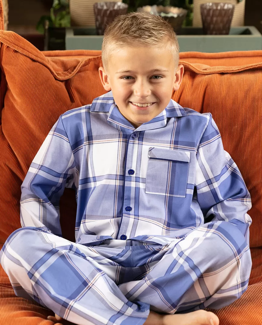 Jamie Boys Check Pyjama Set^Cyberjammies Fashion