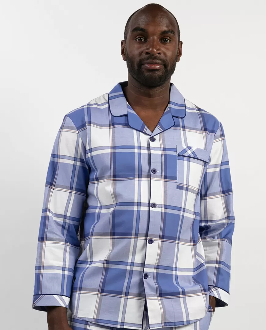 Jamie Check Pyjama Top^Cyberjammies Cheap