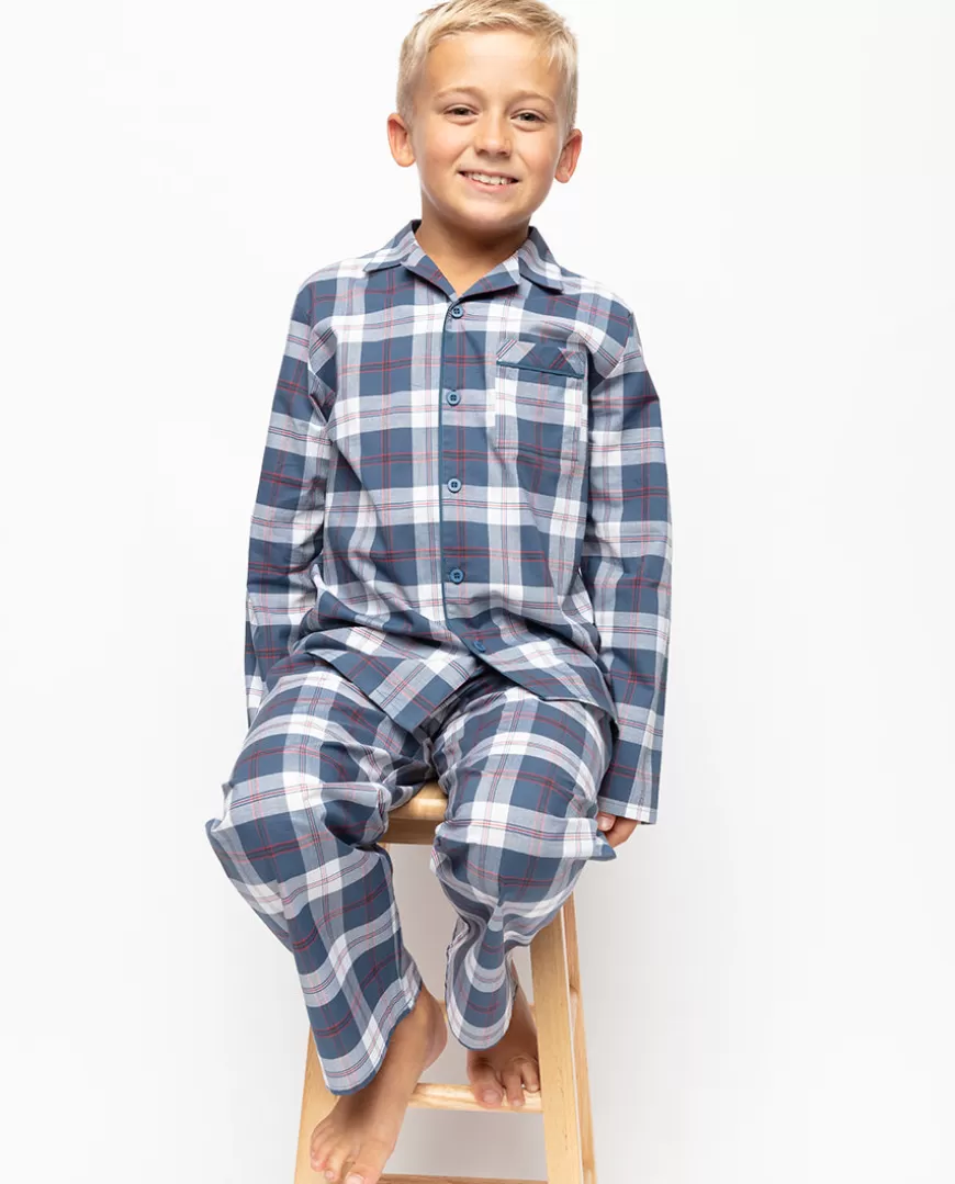 Jasper Boys Check Pyjama Set^Cyberjammies Cheap